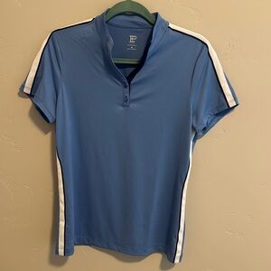 EP New York Blue Short Sleeve golf Top NWOT